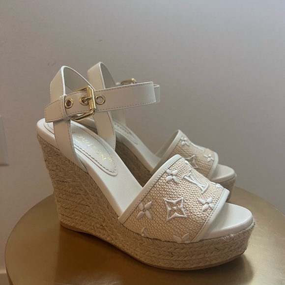 Louis Vuitton Starboard Wedge Sandal 8cm - Picture 5 of 8